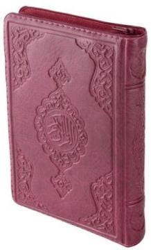 Çanta Boy Kuran-ı Kerim (Kılıflı Fermuarlı - Ahmed Hüsrev Hattı) LİLA
