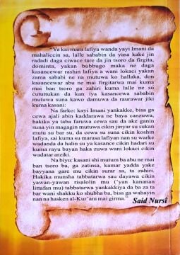 HASTALAR RİSALESİ (HAUSA LİSANI)