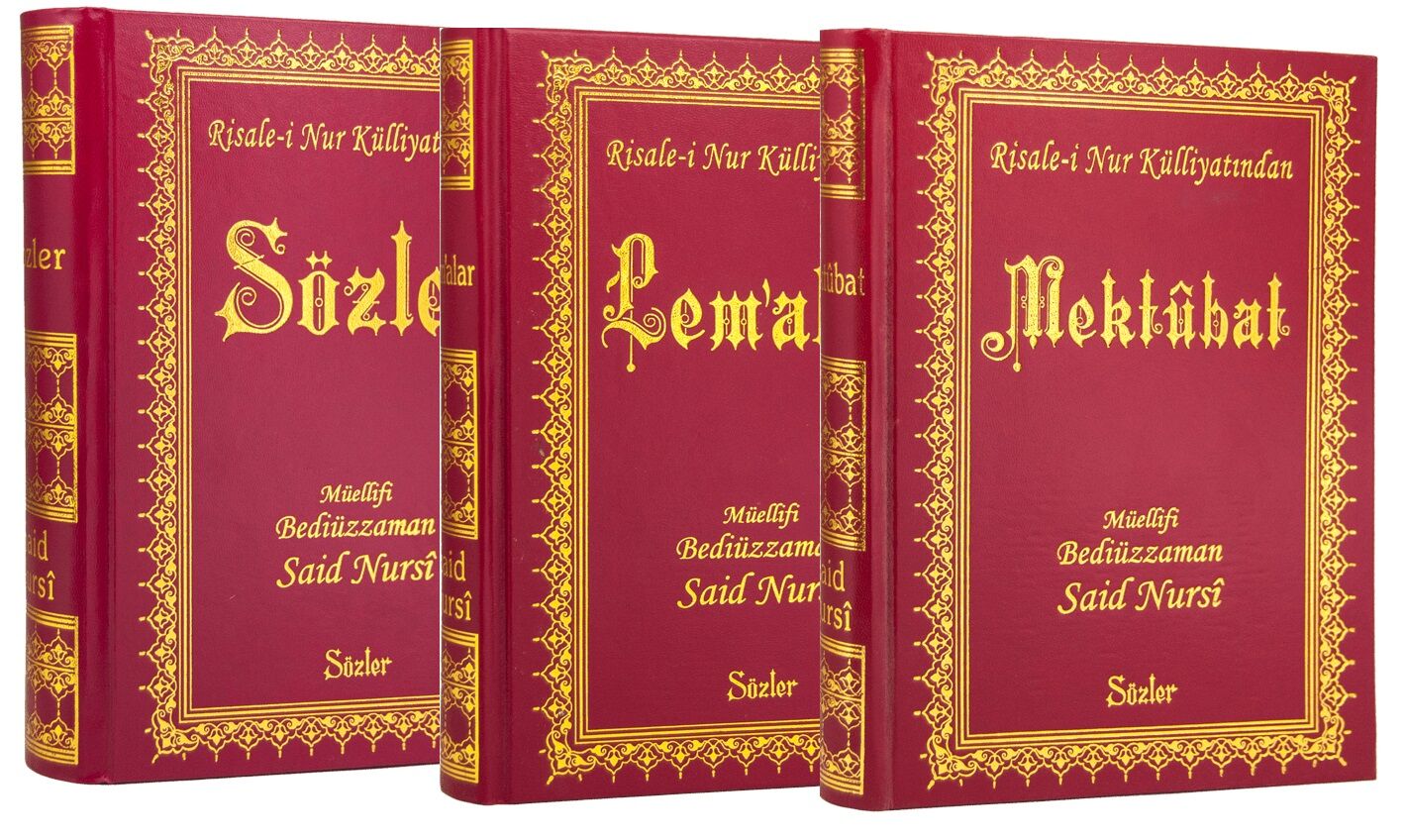 Risale-i Nurdan 3 Kitap Set (Sözler,Lem'alar,Mektubat)
