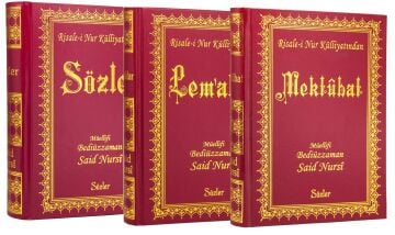 Risale-i Nurdan 3 Kitap Set (Sözler,Lem'alar,Mektubat)