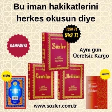 Risale-i Nurdan 3 Kitap Set (Sözler,Lem'alar,Mektubat)