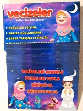 VECİZE KARTLARI ÇOCUK İÇİN (20 KART)