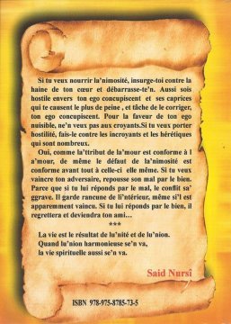 UHUVVET RİSALESİ (FRANSIZCA)