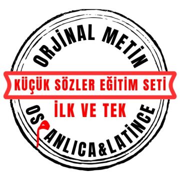 KÜÇÜK SÖZLER EĞİTİM SETİ (OSMANLICA&LATİNCE) 8 KİTAP